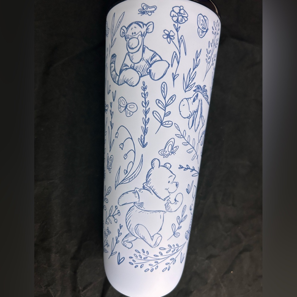 Disney Parks Winnie the Pooh Starbucks drink tumbler with straw - Picture 5 of 12